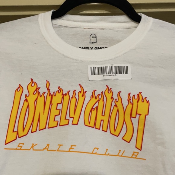 Kids Lonely Ghost Skate Club Tee (RARE) - Picture 4 of 4